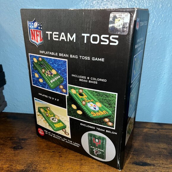 Toys | Nfl Football Atlanta Falcons Team Toss Inflatable Bean Bag Toss ...